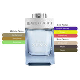 Bvlgari Man Glacial Essence EDP Spray For Men 3.4oz/100ml