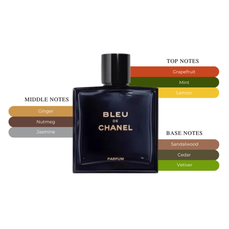 Bleu De Chanel Parfum Spray For Men 3.4oz/100ml